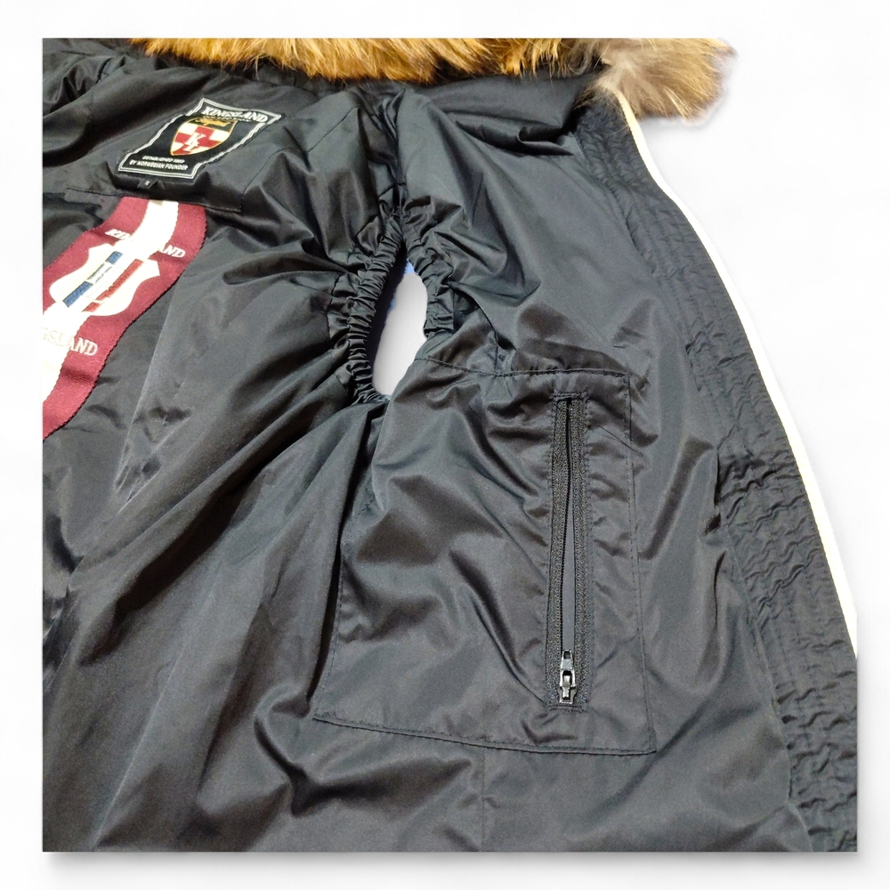 Kingsland Equestrian Collection Black Puffer Vest (Gilet) with Faux Fur-Trimmed - Picture 10 of 11